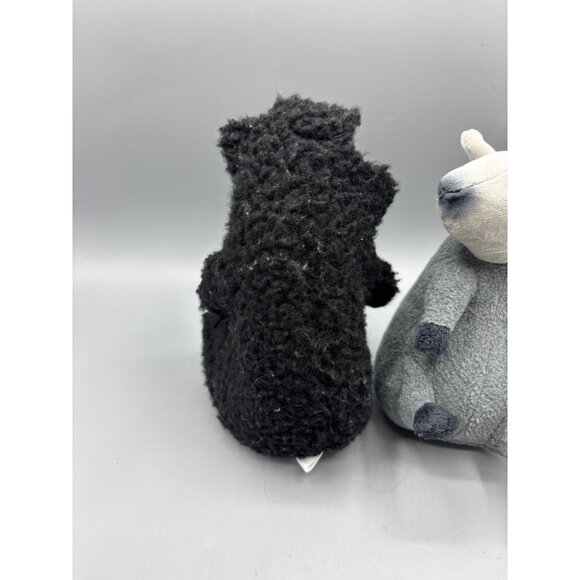 Plush Black Sheep Toy Shaved Detachable Fleece Jacket - Picture 6 of 7